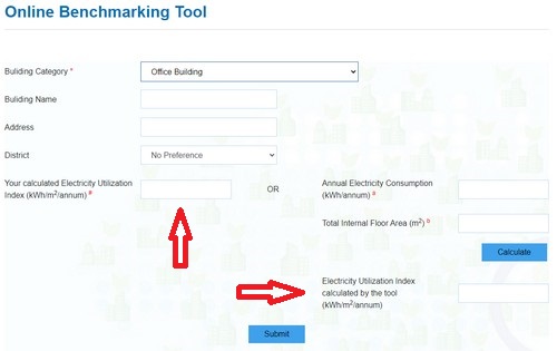 Step 2: Input Electricity Utilization Index