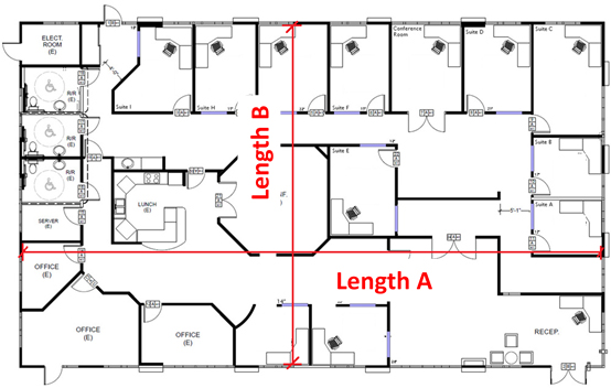 Step 4: How to obtain total internal floor area (m2) of your building